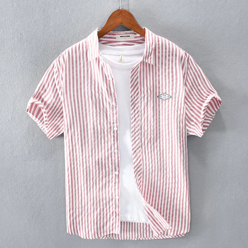 Cade | Casual Striped Shirt