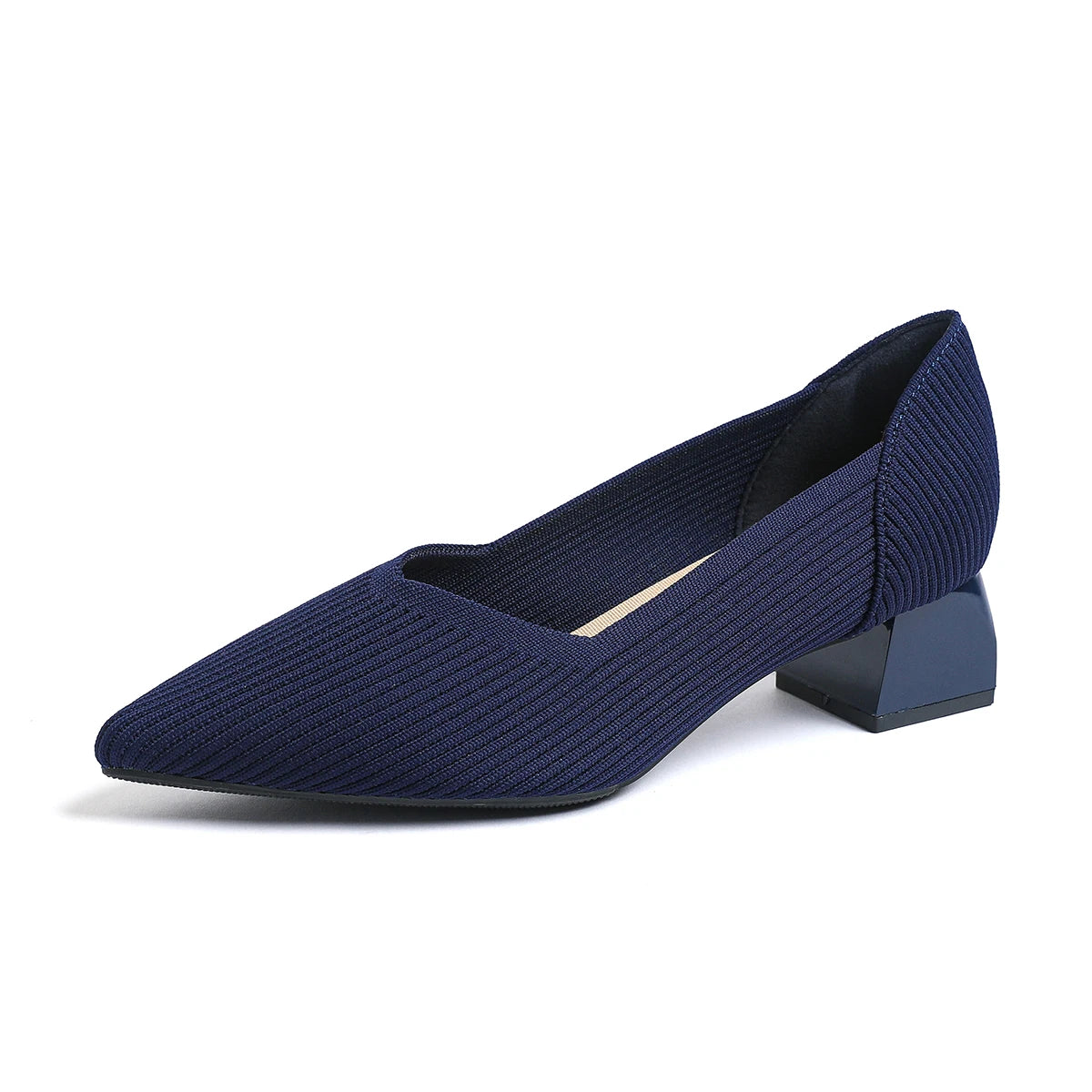 Betsy | Pointed Toe Block Heels