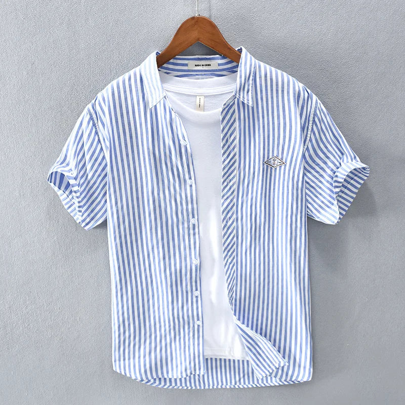 Cade | Casual Striped Shirt