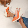 Erin | Pointed Toe Wedge Slingbacks