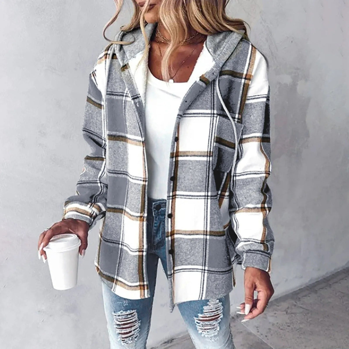 Martina | Women's Mesh Button Placket Jacket