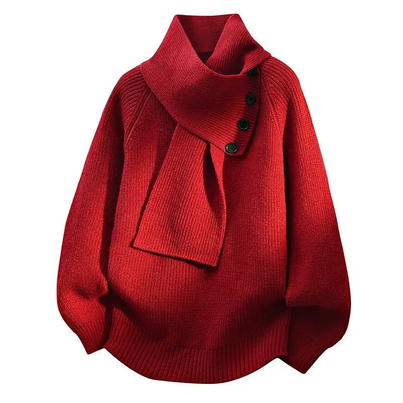 Victoria | Scarf Collar Sweater