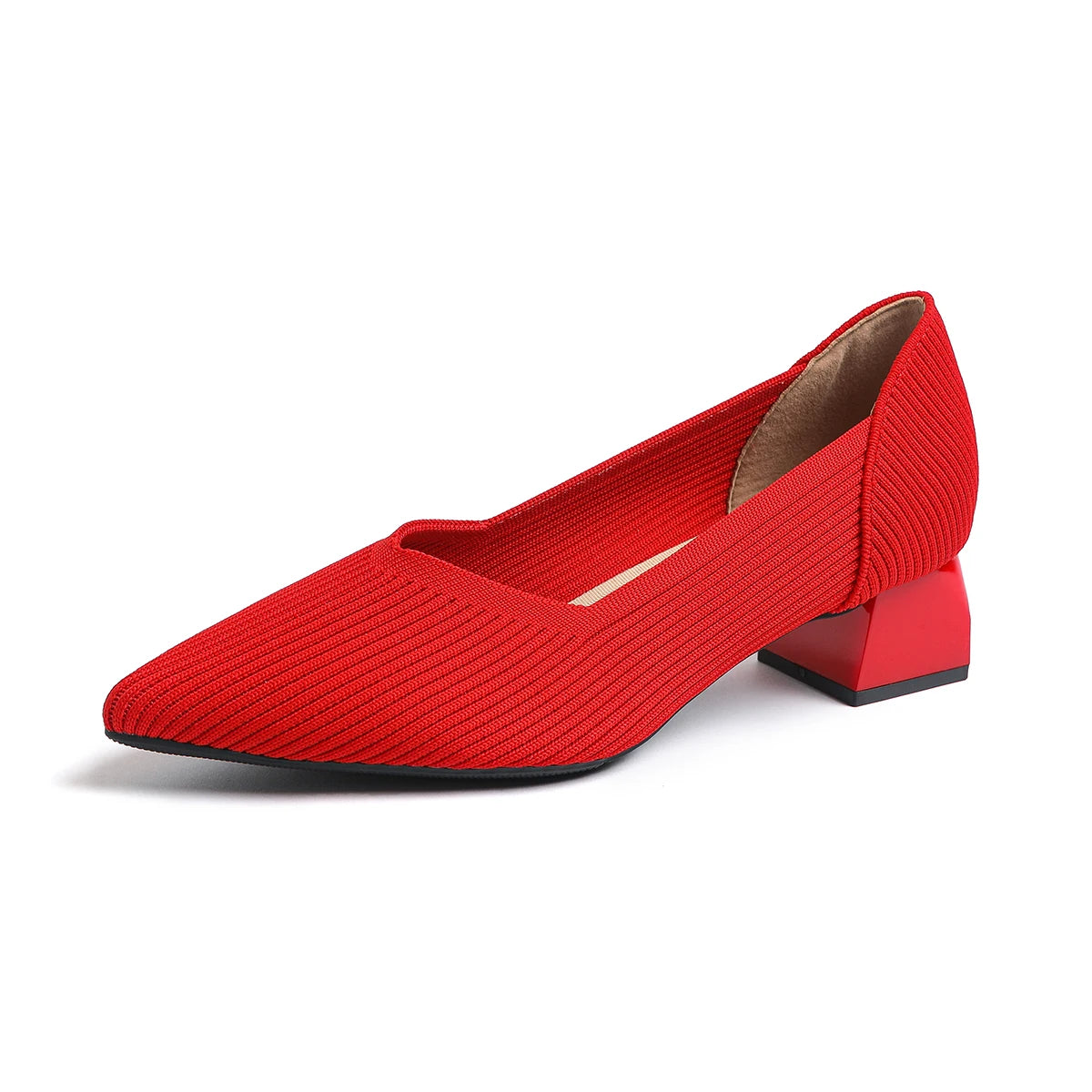 Betsy | Pointed Toe Block Heels