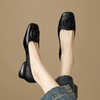 Mina | Opium Leather Flats