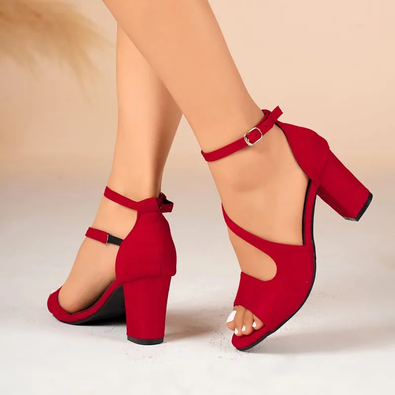 Lily | Block Heel Strap Sandals