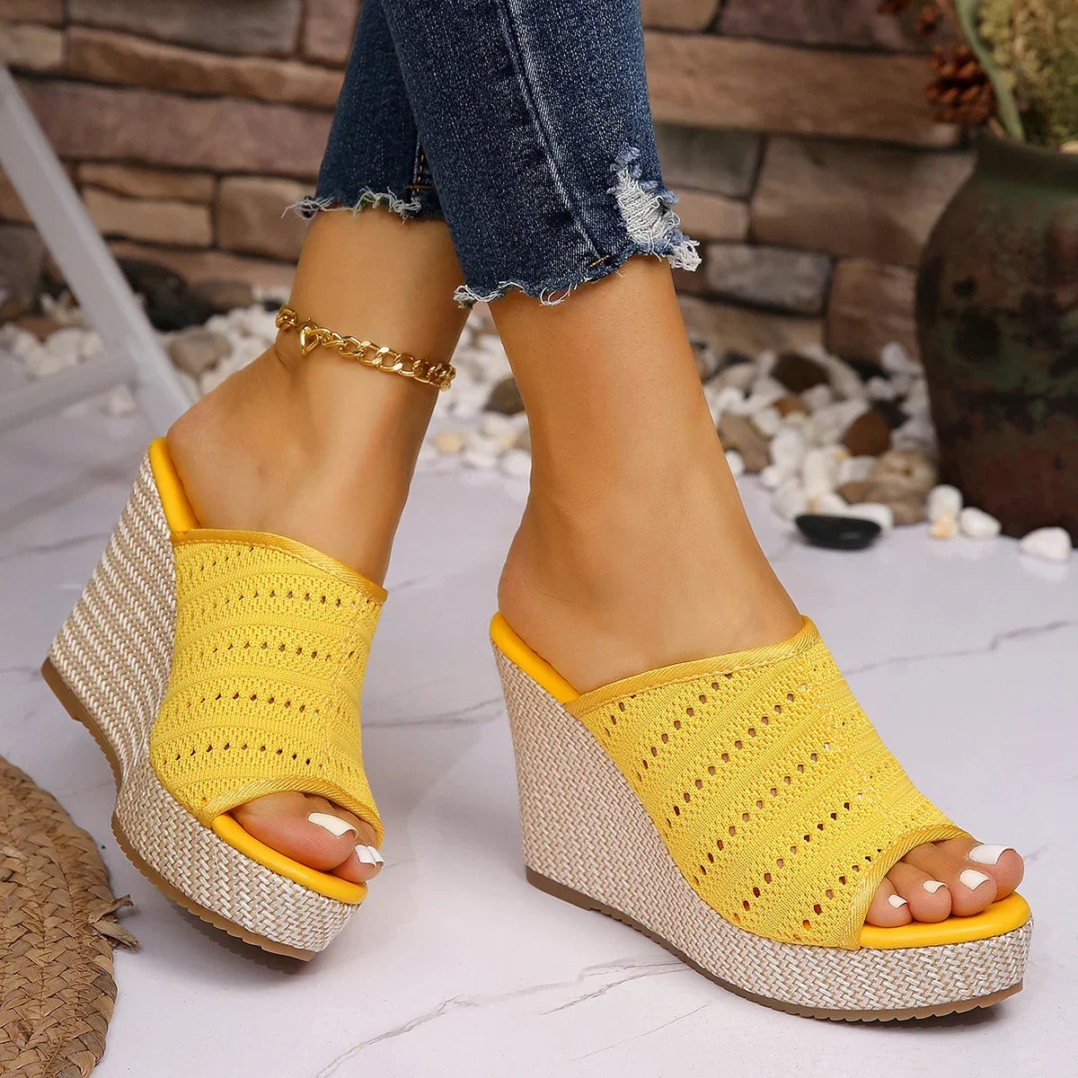 Sharon | Wedge Sandals
