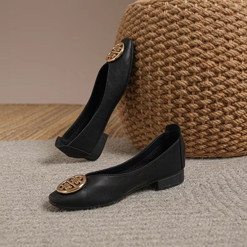 Cecil | Orchard Leather Flats