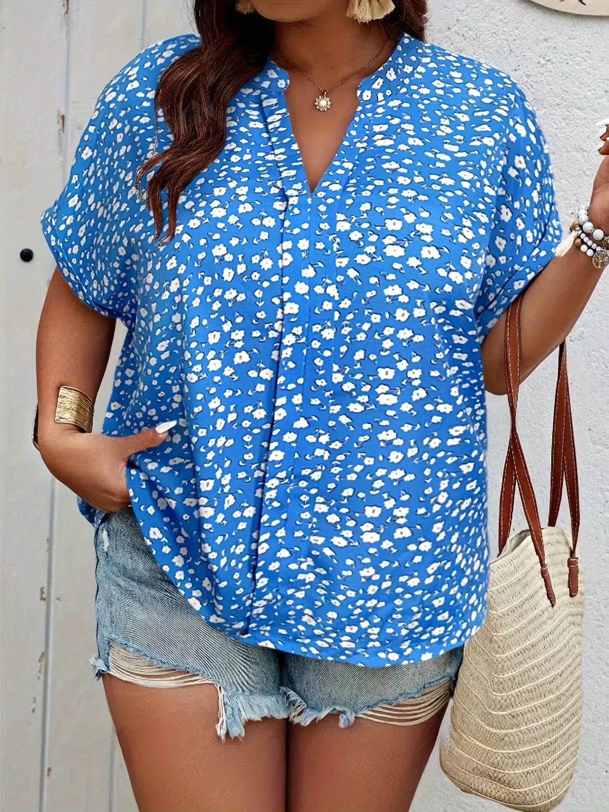 Marina | Stylish Casual Floral Blouse