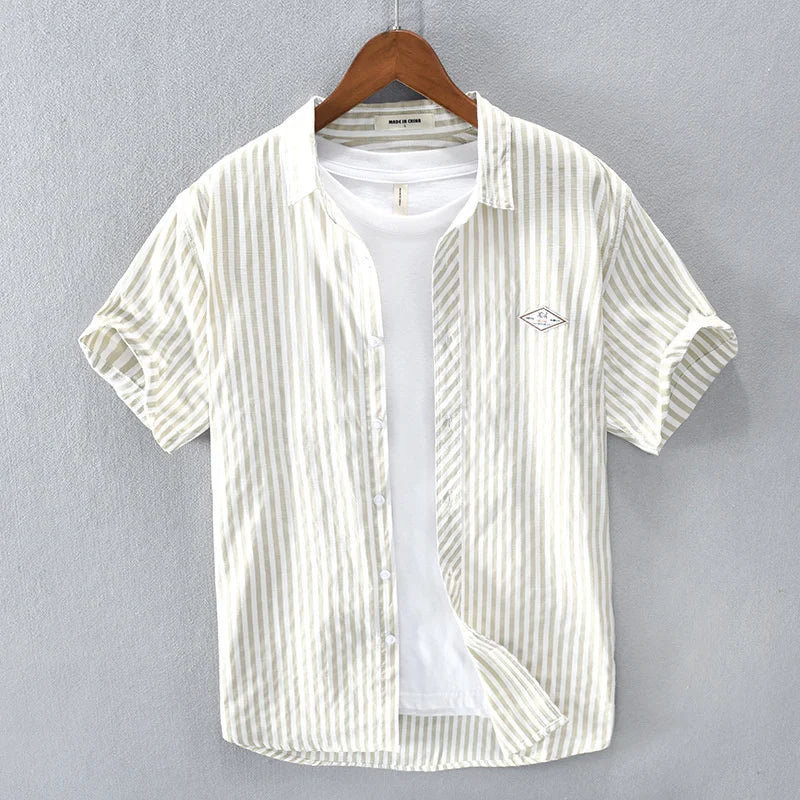 Cade | Casual Striped Shirt