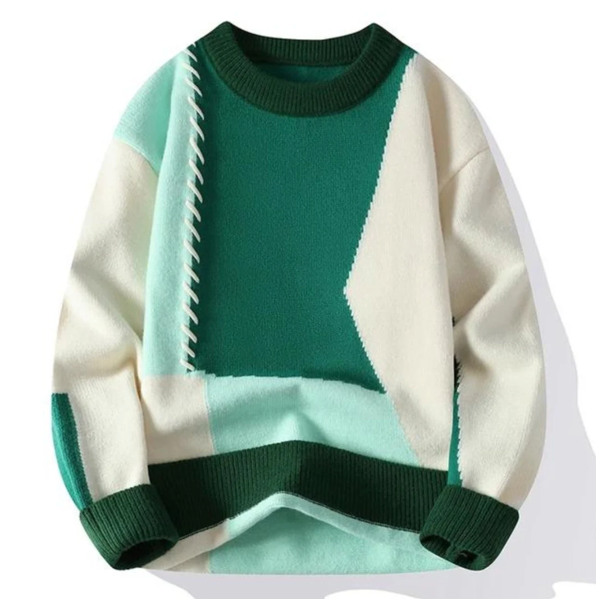 Alex | Patchwork Pullover