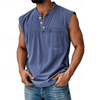Tony | Casual Sleeveless Vintage Style Shirt