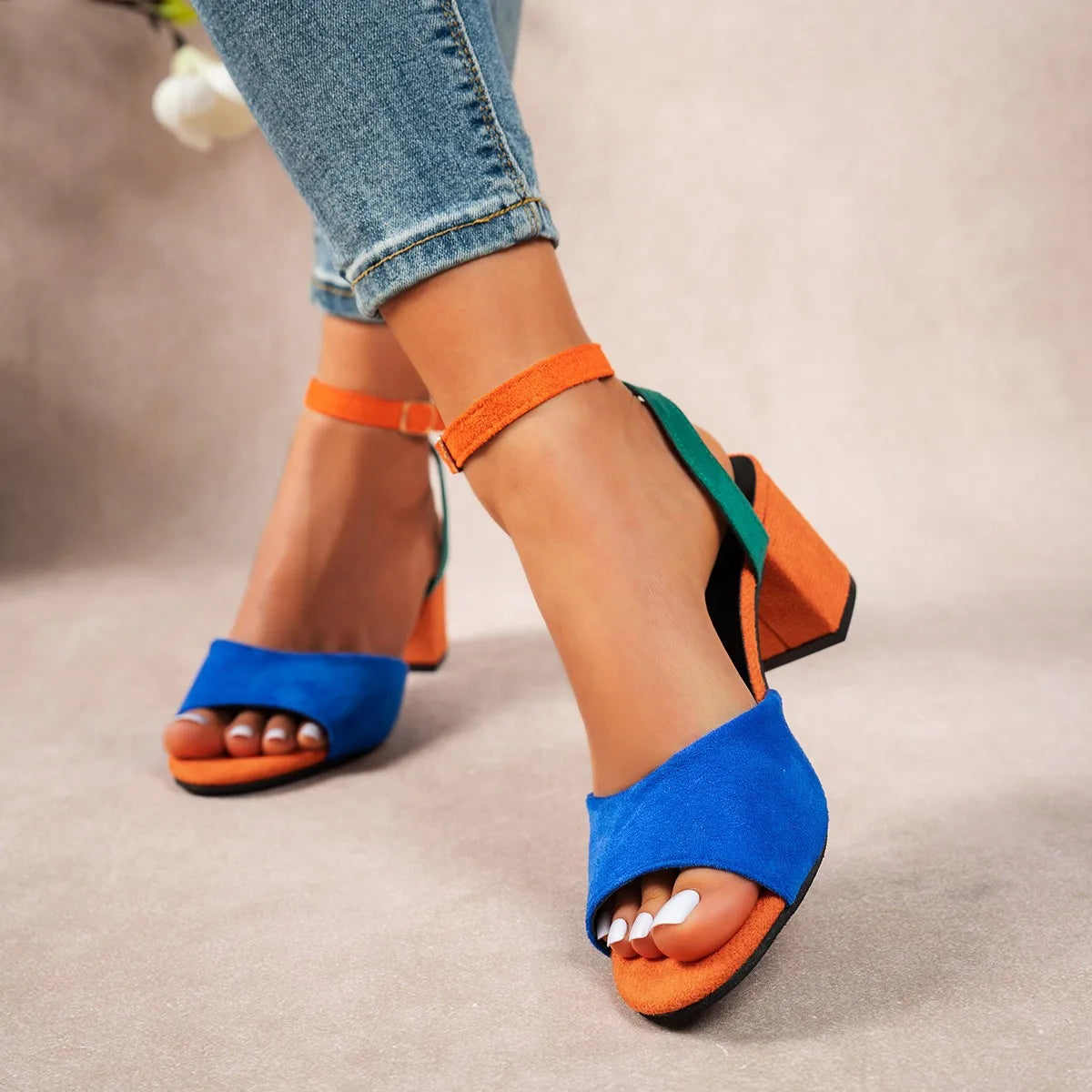 Aliyah | Crossbody Round Head Heels