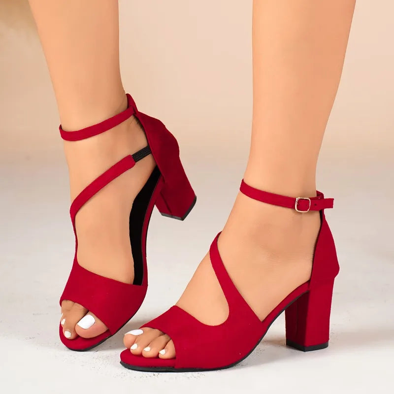 Lily | Block Heel Strap Sandals