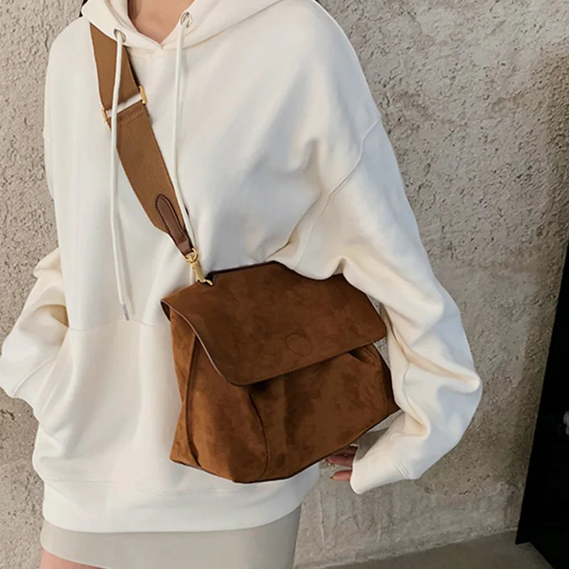 Mayla | Soft Suede Everyday Crossbody Tote