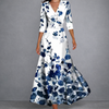 Colleen | Sculpting Floral Maxi Dress for Elegant Confidence