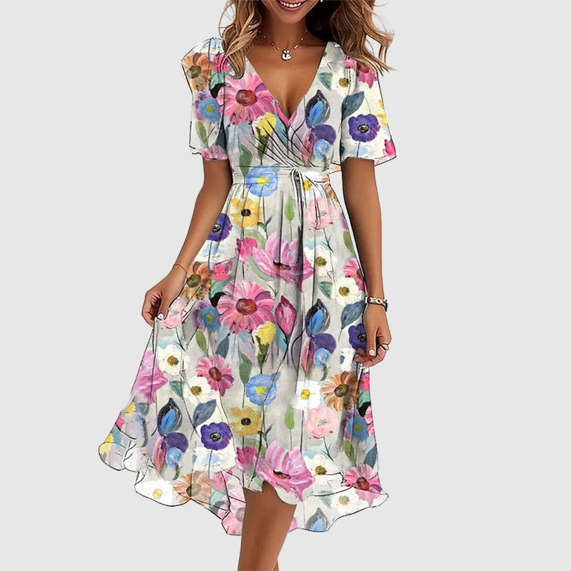 Daisy | Summer Floral Midi Dress