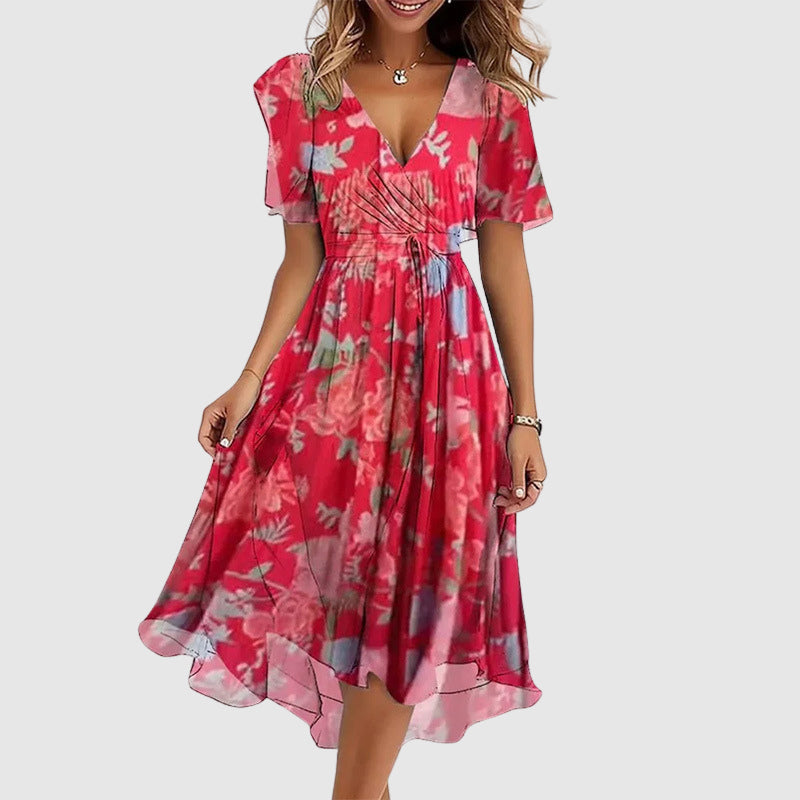 Daisy | Summer Floral Midi Dress