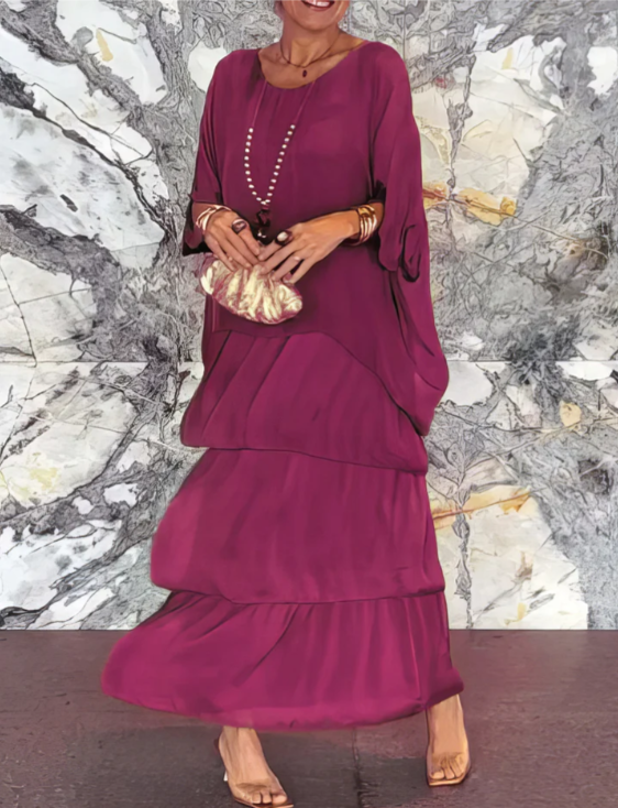 Andrea | Elegant Flowing Maxi Dress