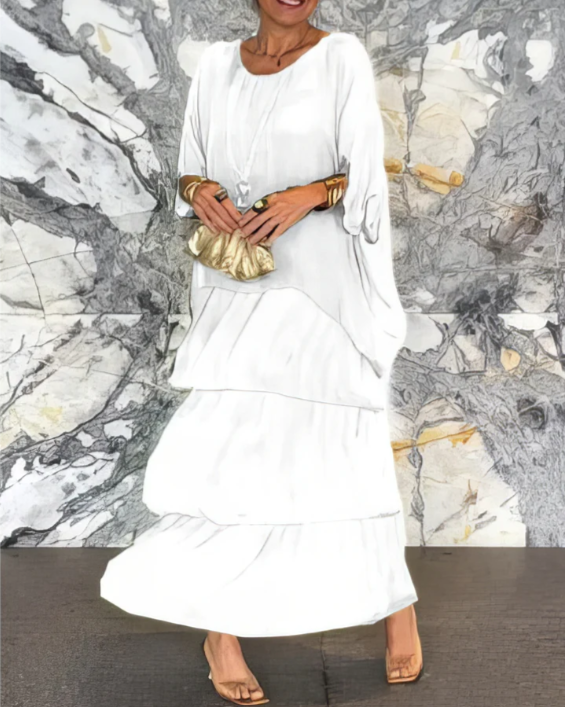 Andrea | Elegant Flowing Maxi Dress