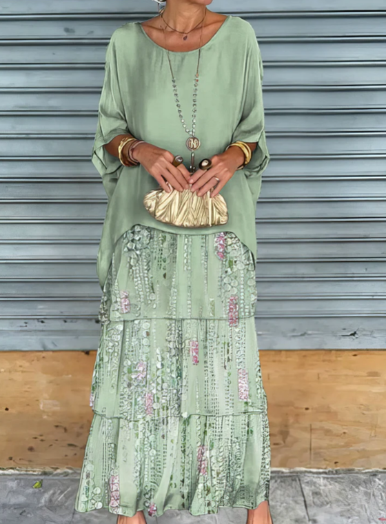 Andrea | Elegant Flowing Maxi Dress