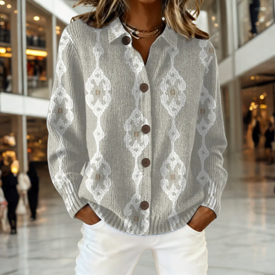 Blair | Artistic Print Cardigan