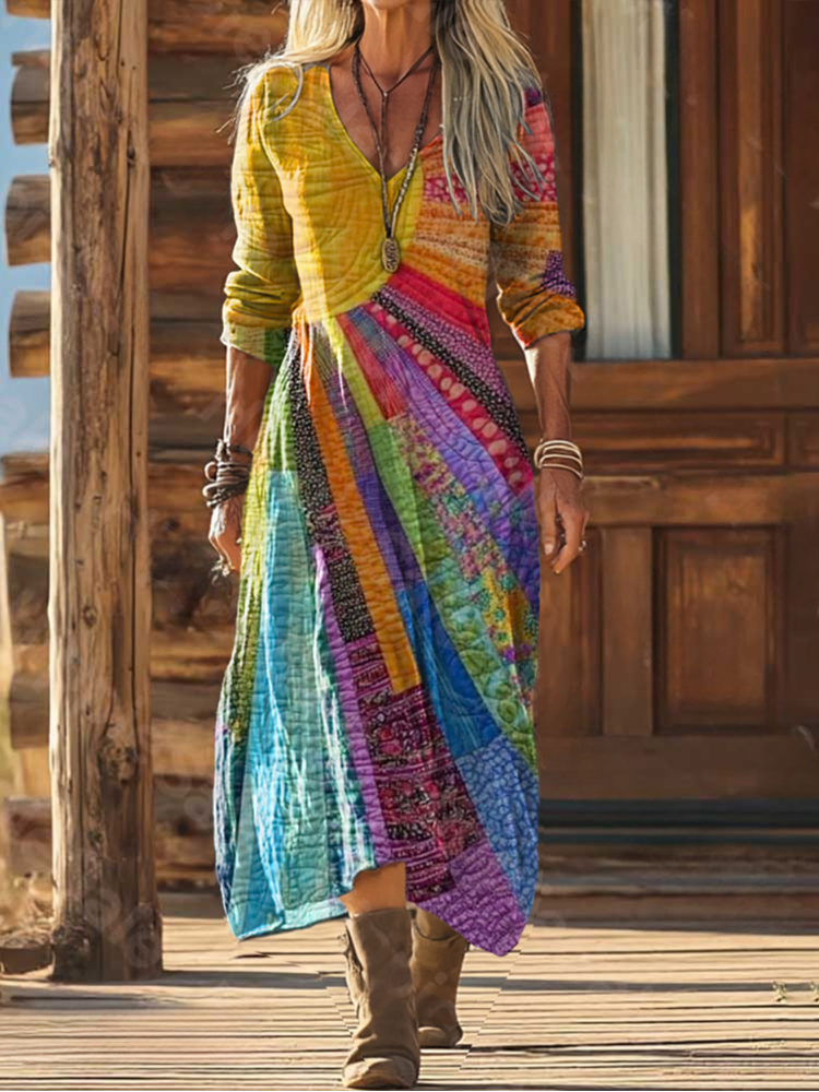 Judy | Bohemian Midi Dress