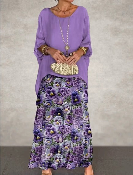Andrea | Elegant Flowing Maxi Dress