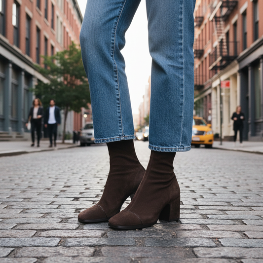Victoria | Square toe heeled boots