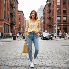 Beth™ | Stylish V-Neck Blouse