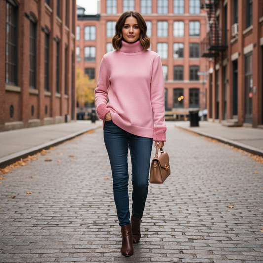 Zoe | Soft Turtle Neck Pullover Jumper