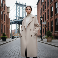 Elowen | Elegant Long Winter Coat for Women
