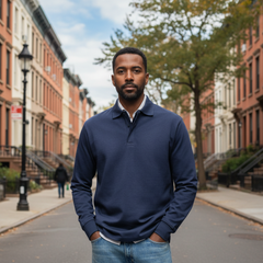 Marcus | Luxury Long Sleeve Polo