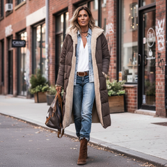 Amelia | Elegant Reversible Coat for Women