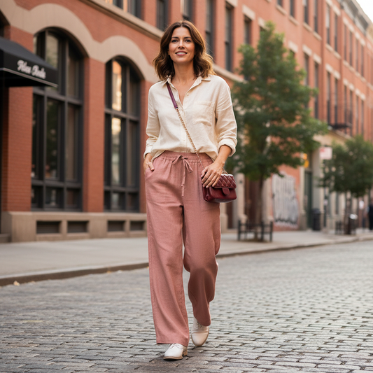 Tina - Relaxed Linen Pants