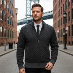 David | Premium men's vest with an elegant pattern