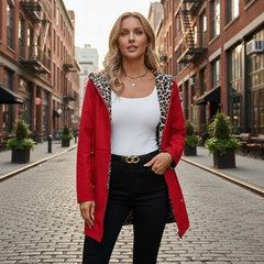Cleo | Reversible Leopard Print Coat