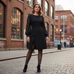 Jessica | Sequin Sleeve Dress