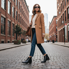 Chloe | Luxury low-heeled ankle boots