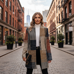 Lina™ | Elegant Blazer With Pattern