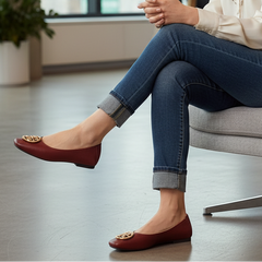 Cecil | Orchard Leather Flats
