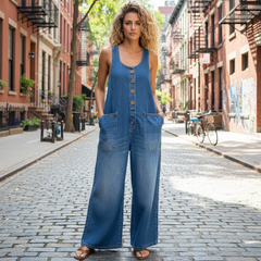 Taylor | Vintage Washed Cotton Denim Overalls
