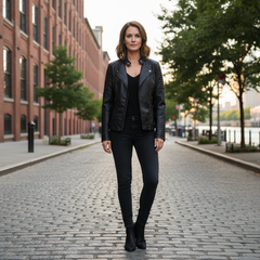 Giorgina | Stylish Leather Jacket for Women