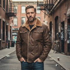 Nathan | Warm and Versatile Leather Jacket