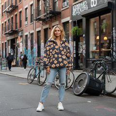 Daisy | Sherpa Floral Sweater