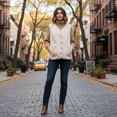 Rose | Sherpa Cardigan