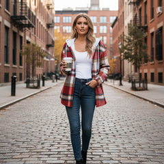 Martina | Women's Mesh Button Placket Jacket