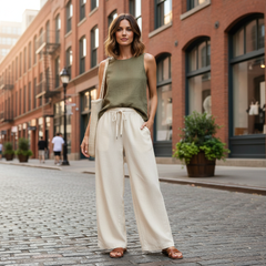 Liam | Wide-Leg Summer Trousers