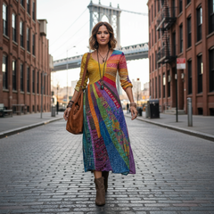 Judy | Bohemian Midi Dress