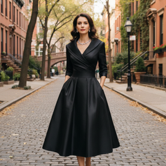 Yan | Elegant Midi Dress
