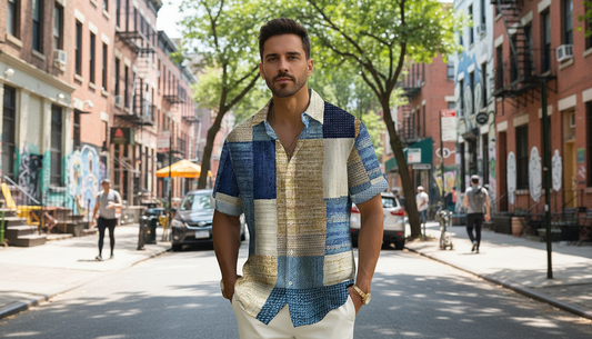 Aaron | Casual Relaxed Fit Button-Up Shirt